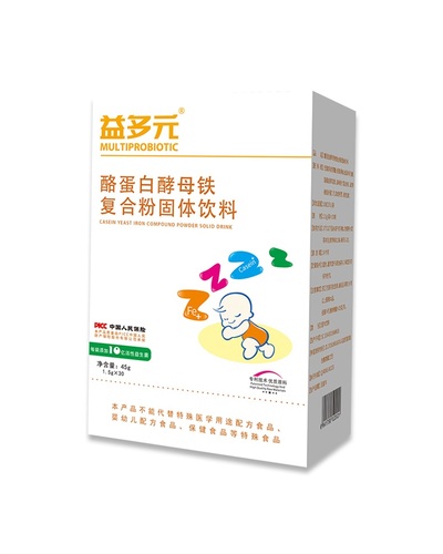 酪蛋白酵母铁固体饮料